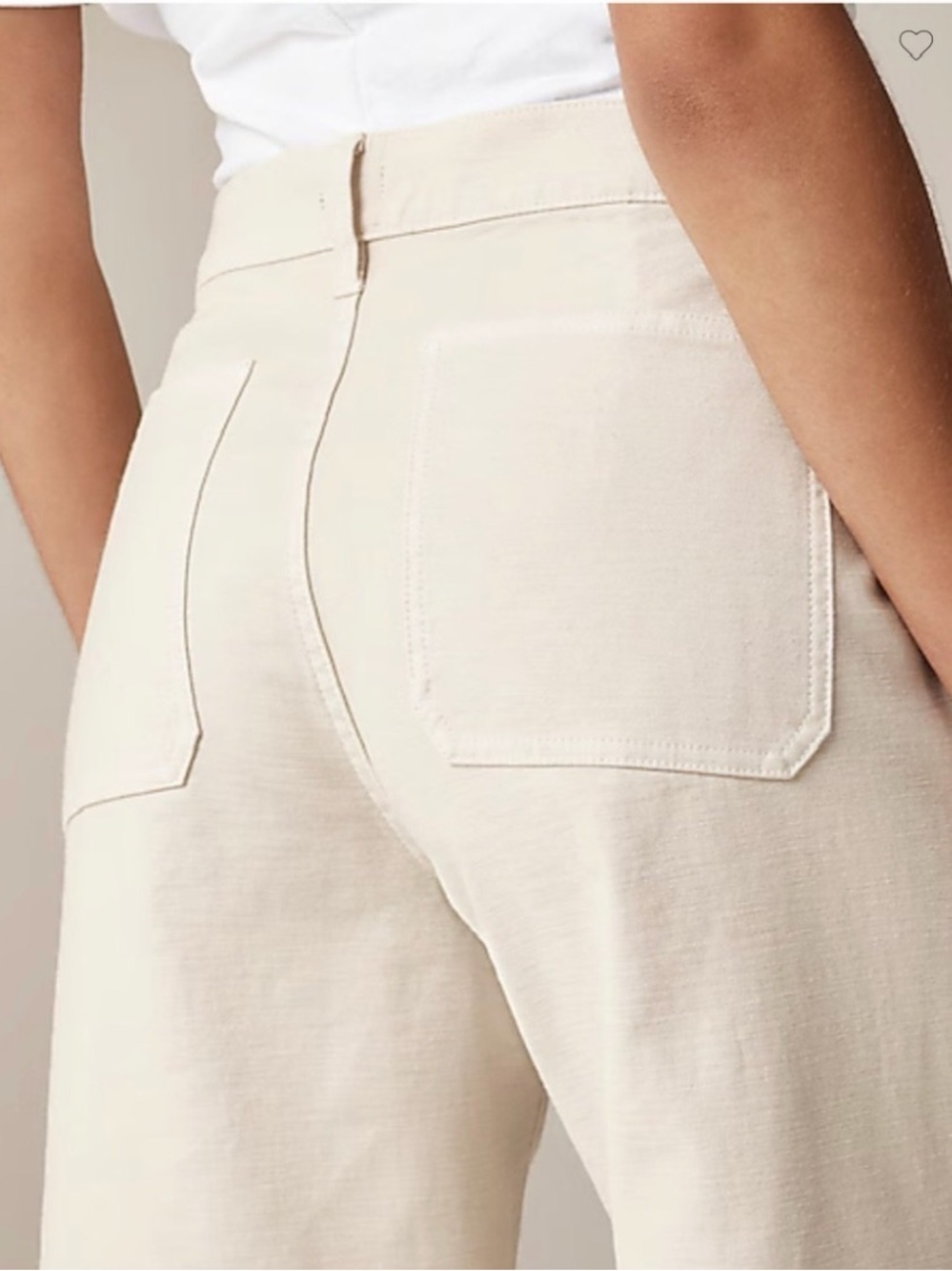NWT J Crew Natural Camp-pocket wide-leg pant size 32 33 34 #JC4 - Picture 5 of 17